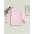 thumbnail image 4 of Cenuakty Kids Baby Girl Boy Sweatshirt Letter Print Long Sleeve Pullovers Autumn Tops for Toddler Cute Clothes, 4 of 9