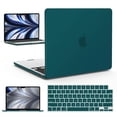 thumbnail image 1 of Funda rígida IBENZER para MacBook Air 13 pulgadas, 2025, color verde, 1 of 9