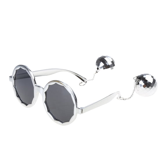 for Women Men,Trendy Ball Pendant Fashion Round Sun Glasses