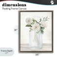 thumbnail image 4 of Stupell Industries French Country Elegant Patience Bouquet Brown Floating Frame Canvas Art, 25 x 31, by Kim Allen, 4 of 8