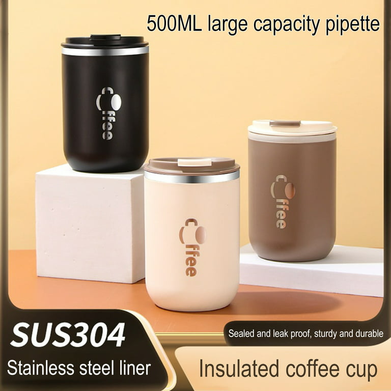 16oz Coffee Mugs with Lid for Women Travel Coffee Mug Insulated Tumblers  for Men Coffee Cups with Li…See more 16oz Coffee Mugs with Lid for Women