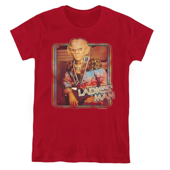 Star Trek Ladies Man Women's T-Shirt Cardinal
