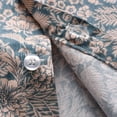 thumbnail image 6 of Sibling Matching Floral Print Peter Pan Collar Girl Dress Kids Short Sleeve Floral Dress Matching Boy Plaid Suspender Outfit Sets, 6 of 7