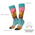 thumbnail image 4 of Logiee Melting Banana Fantasy Print Gift Stocking Stuffers,Adult Stockings,Novelty Socks,Funny Socks Birthday Running Walking Sleeping, 4 of 6