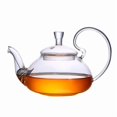 thumbnail image 1 of IC Glass Teapot with Removable Insert, Ehugos Stove-Safe Large, 1 of 5