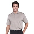 thumbnail image 1 of Monterey Club Men's Vero Single Stripe Texture Golf Polo Shirt #1632, 1 of 2