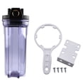 thumbnail image 1 of CSYANXING Blue Water Filter Housing 10x2.5 Inch Diy Multi Stage Compatible For Whole House Sediment Carbon Water Filtration, 1 of 10