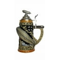 thumbnail image 3 of German Beer Stein Zeppelin, pewter Zeppelinlid Stein 0.75 liter tankard, beer mug, 3 of 3