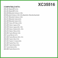 thumbnail image 2 of ECOGARD XC35516 Cabin Air Filter Fits 2001-2009 Toyota Prius, 2003-2009 4Runner, 2004-2006 Sienna, 2007-2014 FJ Cruiser, 2005-2009 Subaru Outback, 2004-2012 Mitsubishi Galant, 2 of 3