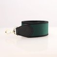 thumbnail image 5 of Correa de hombro de lona Vertigo negra/Vert de 2" de ancho y cuero Togo para bolso de marca, accesorios para bolsos de mujer, 5 of 5