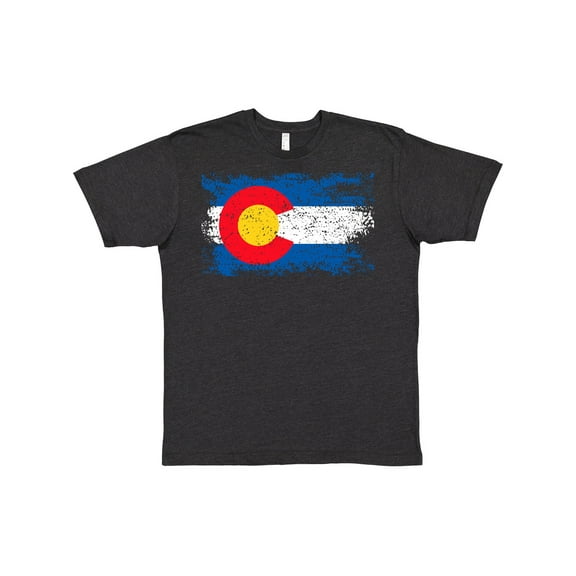 Inktastic Colorado Flag Distressed Look T-Shirt