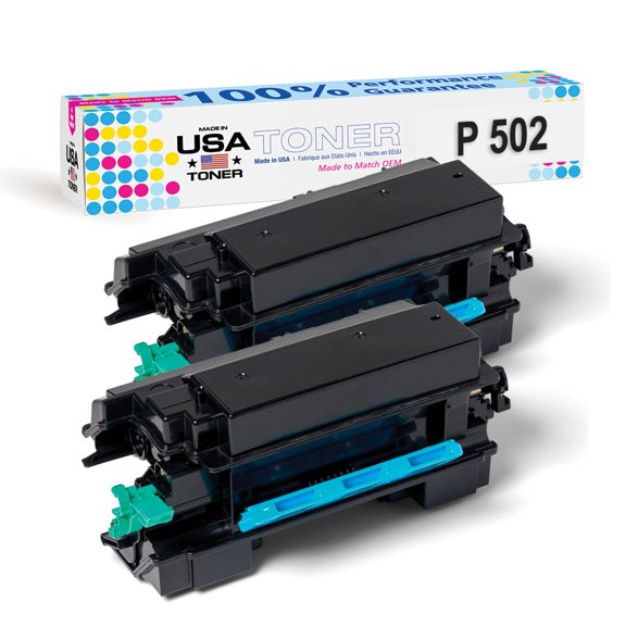MADE IN USA TONER Compatible Replacement for Ricoh, Savin, Lanier P 502, IM 430f, 419078, 418126 Black, 2 pk