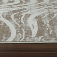 thumbnail image 5 of Rug Branch Nomad Coastal Abstract Indoor Area Rug, Beige Brown - 4'x6', 5 of 6