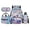 Cute Cat, variant on Yuyamidu Blue Baseball 4Pcs 17 Inch Backpack Set for Boys Girls Elementary Middle School Bookbag with Lunch Bag Pencil Case Water Bottle Bag Kids Back to School Rucksack