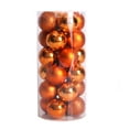 thumbnail image 1 of 24 Uds. Adornos de bolas de árbol de Navidad brillantes y pulidos, decoraciones de 1,5 "-- oso de fresa Electrónica, 1 of 1