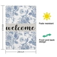 thumbnail image 5 of Spring Summer Multicolored Flower Leaves Garden Flag 28x40 Inch Double Side for Outdoor Courtyard Garden Decor Flowers Welcome Holiday Flag for Outside Decoration, 5 of 6