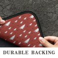 thumbnail image 6 of Red Christmas Tree Pattern Door Rugs,Washable Non Slip Door Mats Indoor,Decorative Door Mats,Entry Mat Indoor for Entrance,Bedroom,Kitchen,Bathroom,30"x17", 6 of 6