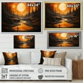 thumbnail image 4 of Designart "The Path to Nirvana in Judaism I" Spiritual Floater Framed Wall Art Living Room, 4 of 7