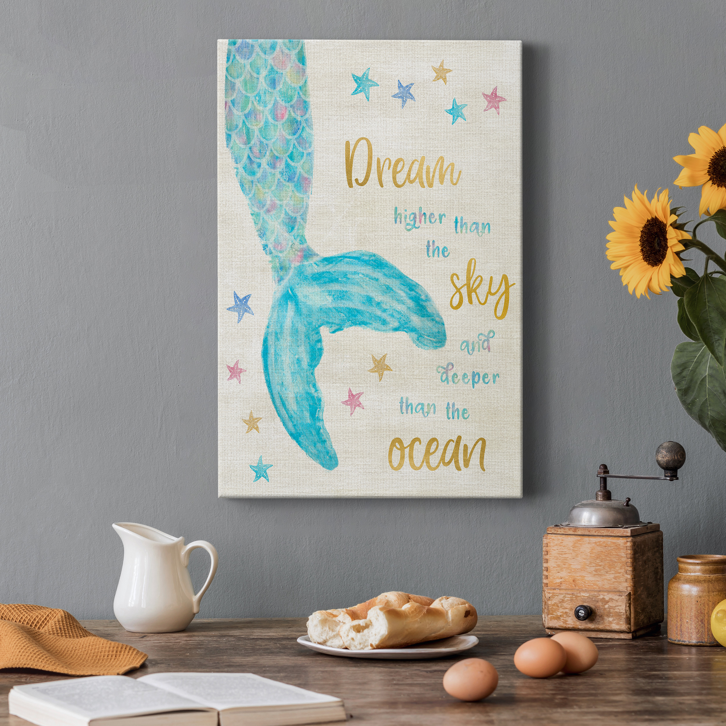 Mermaid Dream Premium Gallery Wrapped Canvas - Ready to Hang - 40 x 60