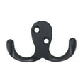 thumbnail image 2 of Clearance Hooks under $5 Double Fork Coat And Hat Hook Wall Mounted Antique Brass Wall Hook Practical Rural Hook Suitable For Jackets Scarves Bags Towels Keys Hats Cups Hats, 2 of 4