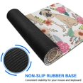 thumbnail image 6 of Long Mouse Pads for Desk,Pugs and Pioneer Flower Desk Mats on Top Of Desks, Desk Mouse Pad Extra Large with 3mm Non-Slip Base and Stitched Edge for Gaming,Office,Work,Home 31.5"x11.8", 6 of 6