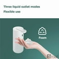 thumbnail image 3 of ​Automatic Soap Dispenser, Touchless Foam Soap Dispenser With Smart Sensor, USB Rechargeable, Hands-Free Liquid Soap Dispenser For Kitchen And Bathroom, 400ml, White​,Gel, 3 of 18