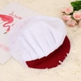 thumbnail image 3 of Chef Hat Dustproof Mesh Workers Hat Breathable Hat Food Workshop Protective Working Hat for Men Women (Red), 3 of 7