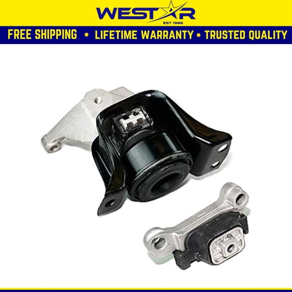 Fits 2011-2016 Nissan Juke 1.6L 2WD Front LT & RT Engine Motor Mount Set 2pc : A7380, A4309