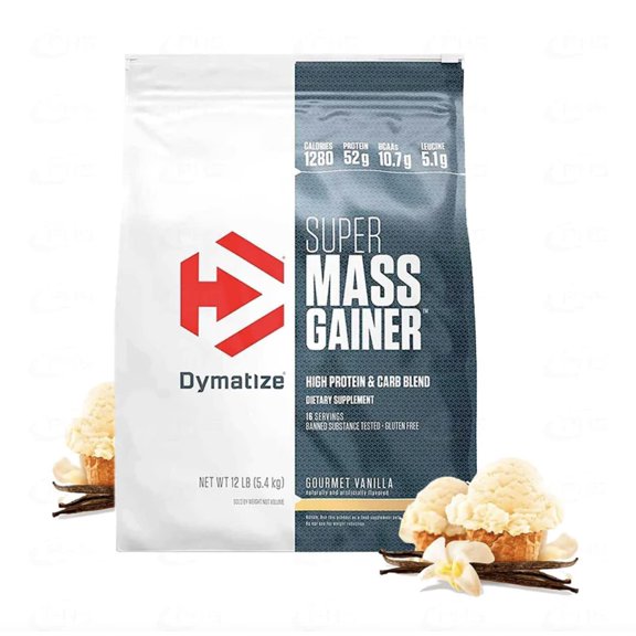 Dymatize Super Mass Gainer 12 lbs Vainilla