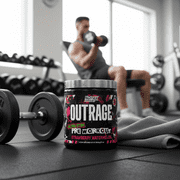 Nutrex Research OUTRAGE Strawberry Watermelon High Intensity Pre Workout Powder 30 Servings