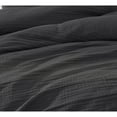 thumbnail image 3 of Devin Gauze 3 pc Queen Comforter Set Riverbrook Home Devin Gauze 3 pc Comforter Set Queen - Graphite, 3 of 5