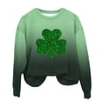 thumbnail image 4 of Posijego Unisex Toddler St Patrick's Day Sweatshirts Clover Print Long Sleeve Pullover Tops Spring Shirt for Kids, 4 of 5