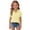 Yellow, variant on OIOLOYJM Linen Shirts for Girls Summer Casual Short Sleeve Button Down Pocket Blouses Lightweight Breathable Comfy Shirts Army Green 3-4 Year