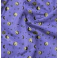thumbnail image 1 of Soimoi Silk Fabric Moon & Stars Galaxy Printed Fabric 1 Yard 42 Inch Wide, 1 of 6