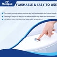 thumbnail image 4 of Cubiertas desechables para asiento de inodoro MP MOZZPAK XL 38 x 46 cm, 60 unidades, 4 of 8