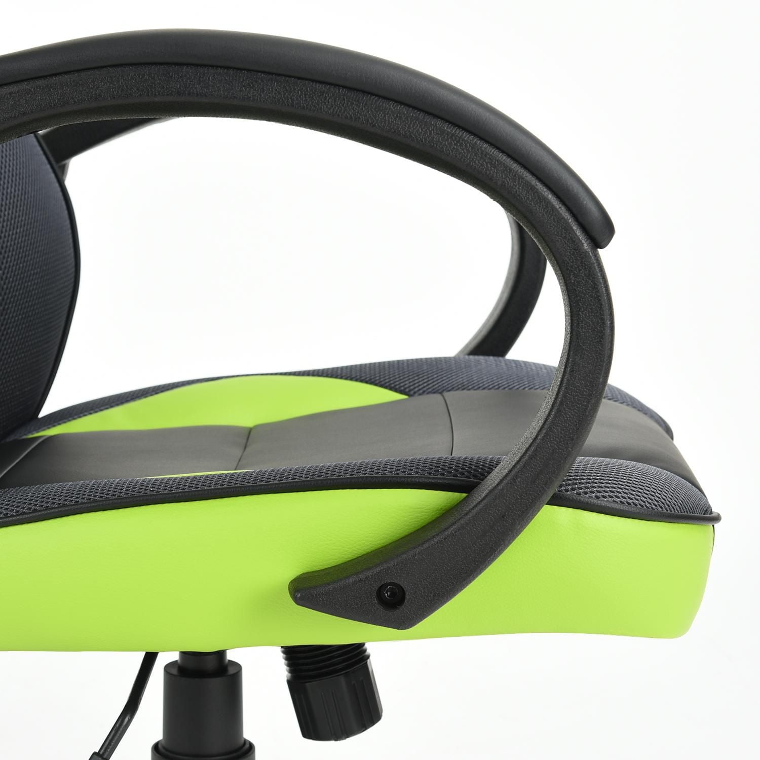 Homylin Chaise de jeu en similicuir avec dossier haut, pivotante, à roulettes, style racing, chaise de bureau exécutive, chaise de jeu vidéo réglable