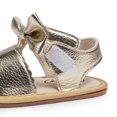 thumbnail image 7 of Meckior Baby Girls Sandals Rubber Sole Infant Summer Bow-Knot Shoes for First Walker 0-18 Months, 7 of 7