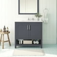 thumbnail image 2 of Ove Decors Vegas 36 W x 34.5 H x 19" D Freestanding Bathroom Vanity with Sink, Dark Charcoal, 2 of 17