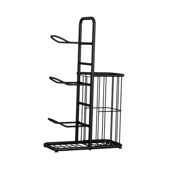 Estante de almacenamiento de equipos deportivos de hierro, innovador soporte de exhibición Vertical para interiores para fútbol, raquetas, fútbol, , s S Sunnimix Estante de almacenamiento de bolas