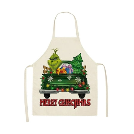 

Don t Miss !Christmas Apron Cotton And Linen Merry Xmas Apron Christmas Aprons For Christmas Party Aldult Christmas Gift（Buy 2 Ship 3)