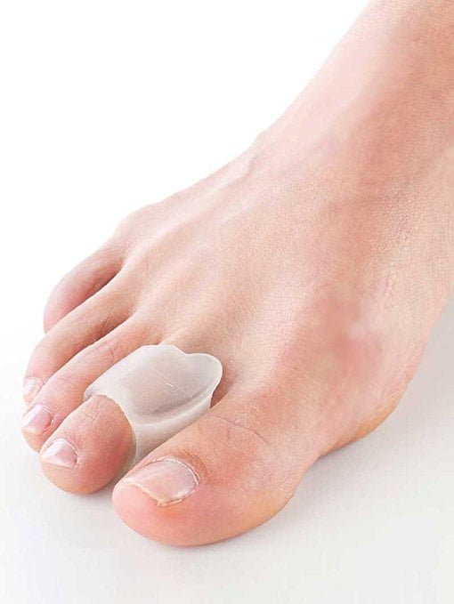 Dr. Wilson Toe Separators Stretchers for Bunion Pain Relief Gel Spreader Spacer to Realign Overlapping Toes, Toe Drift and Bunions - One Size - 1 Pr