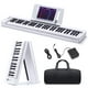 thumbnail image 1 of Teclado Piano Donner DP-06, 61 teclas, plegable, Bluetooth, blanco, 1 of 7