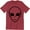 Red, variant on Alien Face Funny Sci Fi Space Horror Retro Fashion Men's T-Shirt