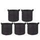 thumbnail image 1 of Paquete de 5 bolsas para cultivo de plantas, macetas de tela vegetal, bolsa para crecimiento de plantas, 1 of 4