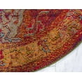 thumbnail image 3 of Unique Loom Michaelangelo Vita Rug Multi/Blue 4' 1" Round Border Bohemian Perfect For Dining Room Entryway Bed Room, 3 of 4