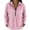 Hot Pink, variant on Women's Zipper Long Sleeve Shirt - Striped Collar Blouse for Women, Loose Fit Casual Top with Front Zipper, Stylish Everyday Wear,Yellow 2XL