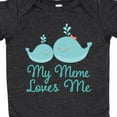 thumbnail image 4 of Inktastic My Meme Loves Me Whale Grandchild Boys or Girls Baby Bodysuit, 4 of 5