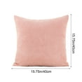 thumbnail image 3 of Taicans Lumbar Cushion Pillow 15.75in - Solid Velvet Sofa Pillow for Living Room,Bed & Car Back Support,Decorative Flocked Cushion (1 Pack), 3 of 6