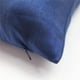 thumbnail image 4 of funda de almohada de tiro cuadrado de seda Funda De Almohada De Color Sólido Funda De Cojín Cuadrada Azul Oscuro_60x60cm Magideal funda de almohada de tiro cuadrado de seda, 4 of 7