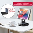 thumbnail image 3 of AboveTEK Retail Kiosk Tablet Stand, 360&Acirc;&deg; Rotating Commercial Stand for 6-13" Display Tablets as Business Tablet Holder, Swivel Design for Store POS, 3 of 8